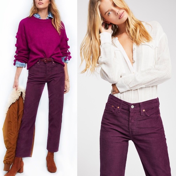 ☮️ High Rise Corduroy Vintage Wedgie Fit Levi’s - Picture 6 of 8